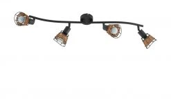 Deckenstrahler 4-flammig, Draht/ Rattan -Innenleuchten Verkaufsladen 11687183 1 202202071235