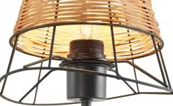 Tischleuchte, 1-flammig, Metall/Rattan -Innenleuchten Verkaufsladen 11687185 2 202201122234
