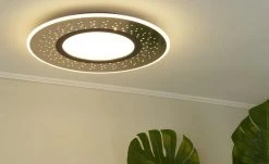 Trio LED-Deckenleuchte , Nickel matt mit Fernbedienung -Innenleuchten Verkaufsladen 11687190 1 202202231234