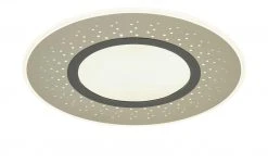 Trio LED-Deckenleuchte , Nickel matt mit Fernbedienung -Innenleuchten Verkaufsladen 11687190 6 202202231234