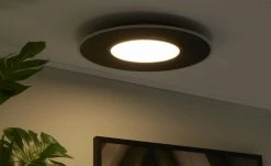 Trio LED-Deckenleuchte , schwarz mit Fernbedienung -Innenleuchten Verkaufsladen 11687191 3 202201251234