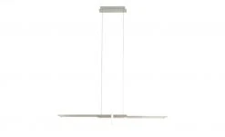 Trio LED-Pendelleuchte, Nickel matt, ´geometrisch` | silberfarben -Innenleuchten Verkaufsladen 11687192 1 202202231234