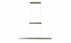 Trio LED-Pendelleuchte, alu mit Up & Down Light | silberfarben -Innenleuchten Verkaufsladen 11687196 4 202202232233