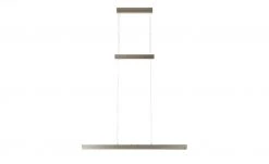 Trio LED-Pendelleuchte, alu mit Up & Down Light | silberfarben -Innenleuchten Verkaufsladen 11687196 5 202202232233