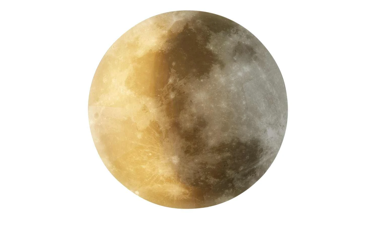 Trio LED-Deckenleuchte in Mondoptik `klein´ | 22|W 9 Trio LED-Deckenleuchte in Mondoptik `klein´ | 22|W – Bild 9