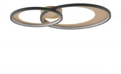 Trio LED-Deckenleuchte, schwarz/ gold ´groß´ | 36|W -Innenleuchten Verkaufsladen 11687207 3 202201271233