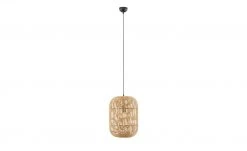 Trio Pendelleuchte, 1-flammig, Sisal braun `groß ´ | 35|cm -Innenleuchten Verkaufsladen 11687212 5 202205061253