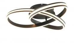 Trio LED-Deckenleuchte, schwarz, ´gedreht´ 10 Trio LED-Deckenleuchte, schwarz, ´gedreht´ -Innenleuchten Verkaufsladen 11687217 1 202203312232