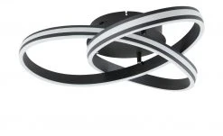 Trio LED-Deckenleuchte, schwarz, ´gedreht´ 9 Trio LED-Deckenleuchte, schwarz, ´gedreht´ -Innenleuchten Verkaufsladen 11687217 4 202203312232