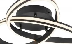 Trio LED-Deckenleuchte, schwarz, ´gedreht´ 13 Trio LED-Deckenleuchte, schwarz, ´gedreht´ -Innenleuchten Verkaufsladen 11687217 7 202203312232