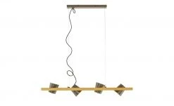 Trio Pendelleuchte, 4-flammig, Nickel antik mit Pinienholz -Innenleuchten Verkaufsladen 11687225 7 202202071235