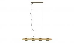 Trio Pendelleuchte, 4-flammig, Nickel antik mit Pinienholz -Innenleuchten Verkaufsladen 11687225 8 202202071235