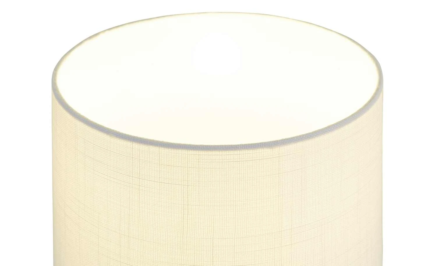 Fischer-Honsel Tischleuchte, 1-flammig, Schirm Leinen weiß, sandschwarz 5 Fischer-Honsel Tischleuchte, 1-flammig, Schirm Leinen weiß, sandschwarz – Bild 5