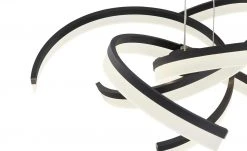 Fischer-Honsel LED-Pendelleuchte, Leuchtelemente verdreht sandschwarz -Innenleuchten Verkaufsladen 11687347 1 202201251234