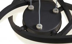 Fischer-Honsel LED-Pendelleuchte, Leuchtelemente verdreht sandschwarz -Innenleuchten Verkaufsladen 11687347 2 202201251234