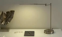 Fischer-Honsel LED-Tischleuchte nickelmatt mit Dimmer -Innenleuchten Verkaufsladen 11687357 7 202201141239