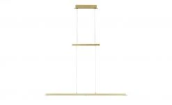 Fischer-Honsel LED-Pendelleuchte, messing matt mit Dimmer -Innenleuchten Verkaufsladen 11687375 1 202202071235