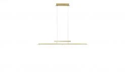 Fischer-Honsel LED-Pendelleuchte, messing matt mit Dimmer -Innenleuchten Verkaufsladen 11687375 12 202202071235