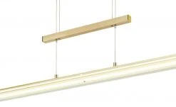 Fischer-Honsel LED-Pendelleuchte, messing matt mit Dimmer -Innenleuchten Verkaufsladen 11687375 2 202202071235