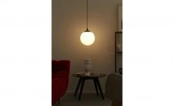 Wofi Pendelleuchte, 1-flammig, Glaskugel ´mittel´ | 25|cm