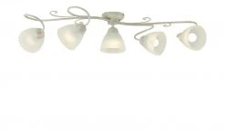 Deckenleuchte,, 5-flammig, elfenbein/goldfarben -Innenleuchten Verkaufsladen 11687497 1 202206231234