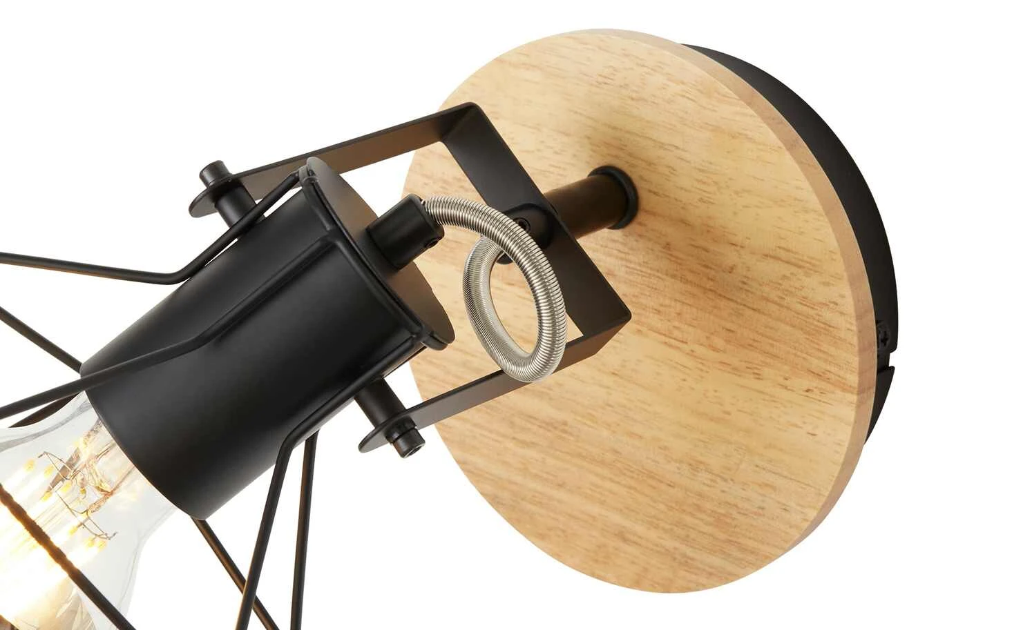 Paul Neuhaus Decken- und Wandstrahler, 1-flammig, Rubber Wood 7 Paul Neuhaus Decken- und Wandstrahler, 1-flammig, Rubber Wood – Bild 7