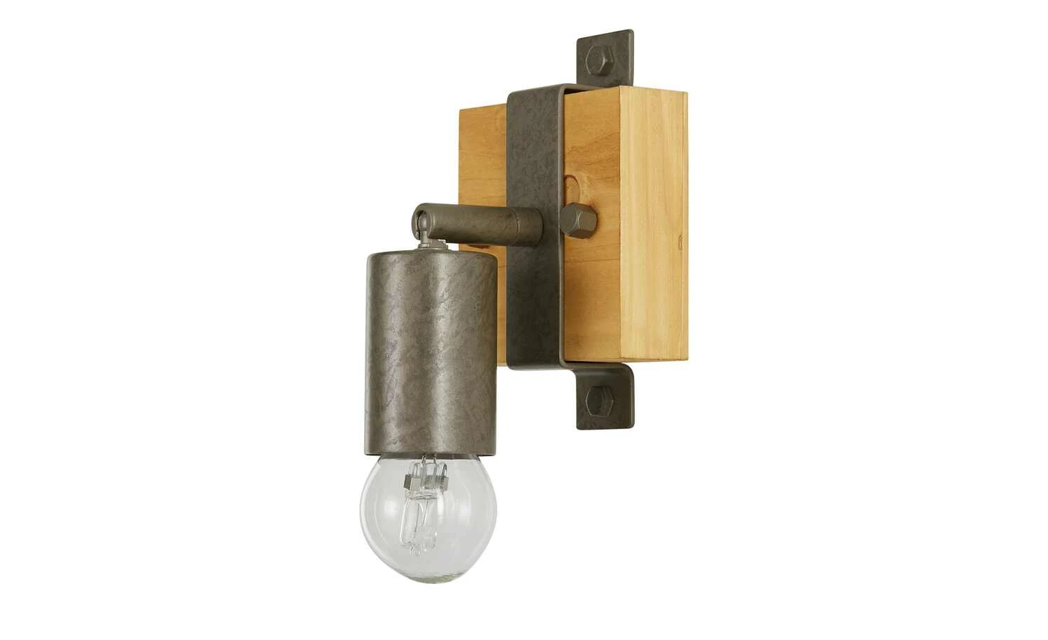 Paul Neuhaus Decken- und Wandstrahler, 1-flammig, Pinie / Metall 2 Paul Neuhaus Decken- und Wandstrahler, 1-flammig, Pinie / Metall – Bild 2