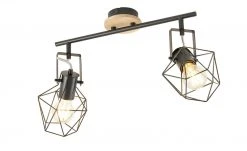 Paul Neuhaus Deckenstrahler, 2-flammig, Rubber Wood/Drahtgestell 9 Paul Neuhaus Deckenstrahler, 2-flammig, Rubber Wood/Drahtgestell -Innenleuchten Verkaufsladen 11687511 1 202202071235