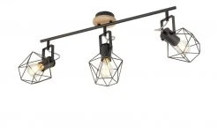 Paul Neuhaus Deckenstrahler, 3-flammig, Rubber Wood/Drahtgestell 8 Paul Neuhaus Deckenstrahler, 3-flammig, Rubber Wood/Drahtgestell -Innenleuchten Verkaufsladen 11687512 2 202202071235