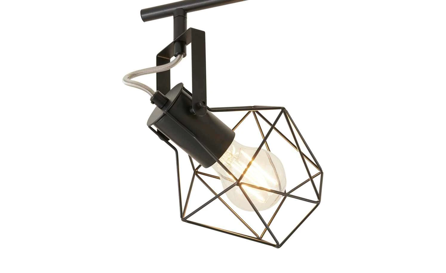 Paul Neuhaus Deckenstrahler, 3-flammig, Rubber Wood/Drahtgestell 4 Paul Neuhaus Deckenstrahler, 3-flammig, Rubber Wood/Drahtgestell – Bild 4