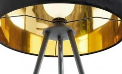 Stehleuchte, 1-flammig, Samtschirm schwarz/gold -Innenleuchten Verkaufsladen 11687517 7 202207071237