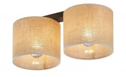 Deckenleuchte, 2-flammig mit Schirmen aus Jute -Innenleuchten Verkaufsladen 11687788 1 202206231234