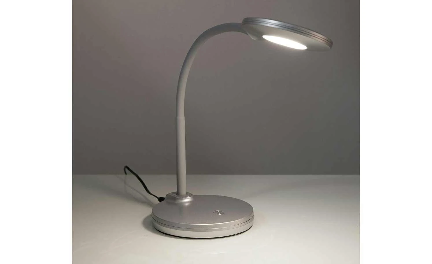 LED-Schreibtischleuchte, 1-flammig,silberfarben 2 LED-Schreibtischleuchte, 1-flammig,silberfarben – Bild 2