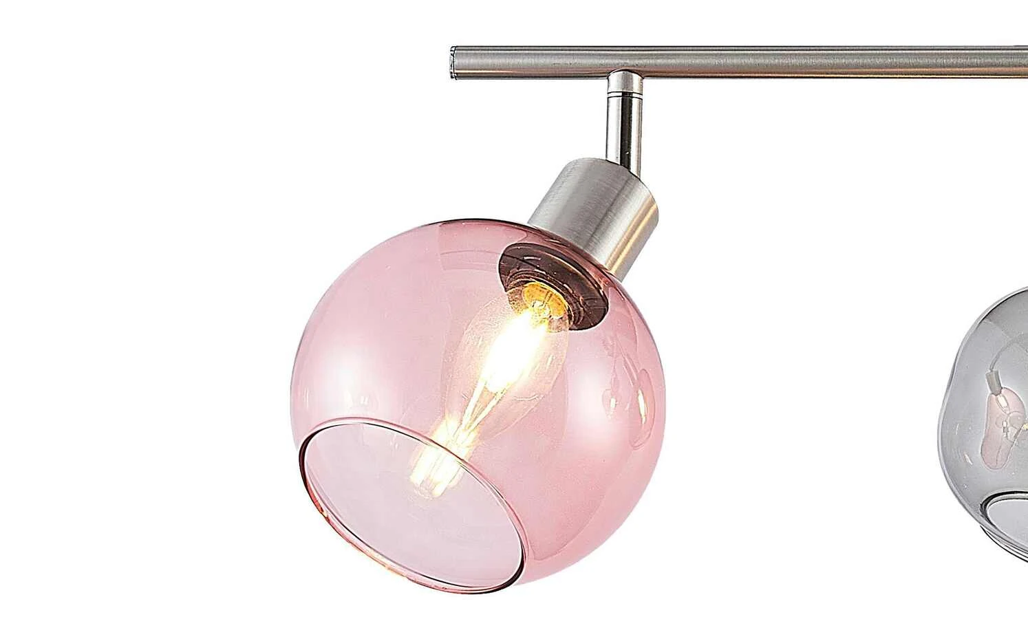 Deckenstrahler, 4-flammig, versch.Gläser 4 Deckenstrahler, 4-flammig, versch.Gläser – Bild 4