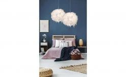 Pendelleuchte, 1-flammig, Federn weiß `klein` -Innenleuchten Verkaufsladen 11687911 2 202204122233