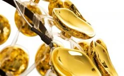 Deckenleuchte, 3-flammig, goldfarben/schwarz 8 Deckenleuchte, 3-flammig, goldfarben/schwarz -Innenleuchten Verkaufsladen 11687931 4 202204122233