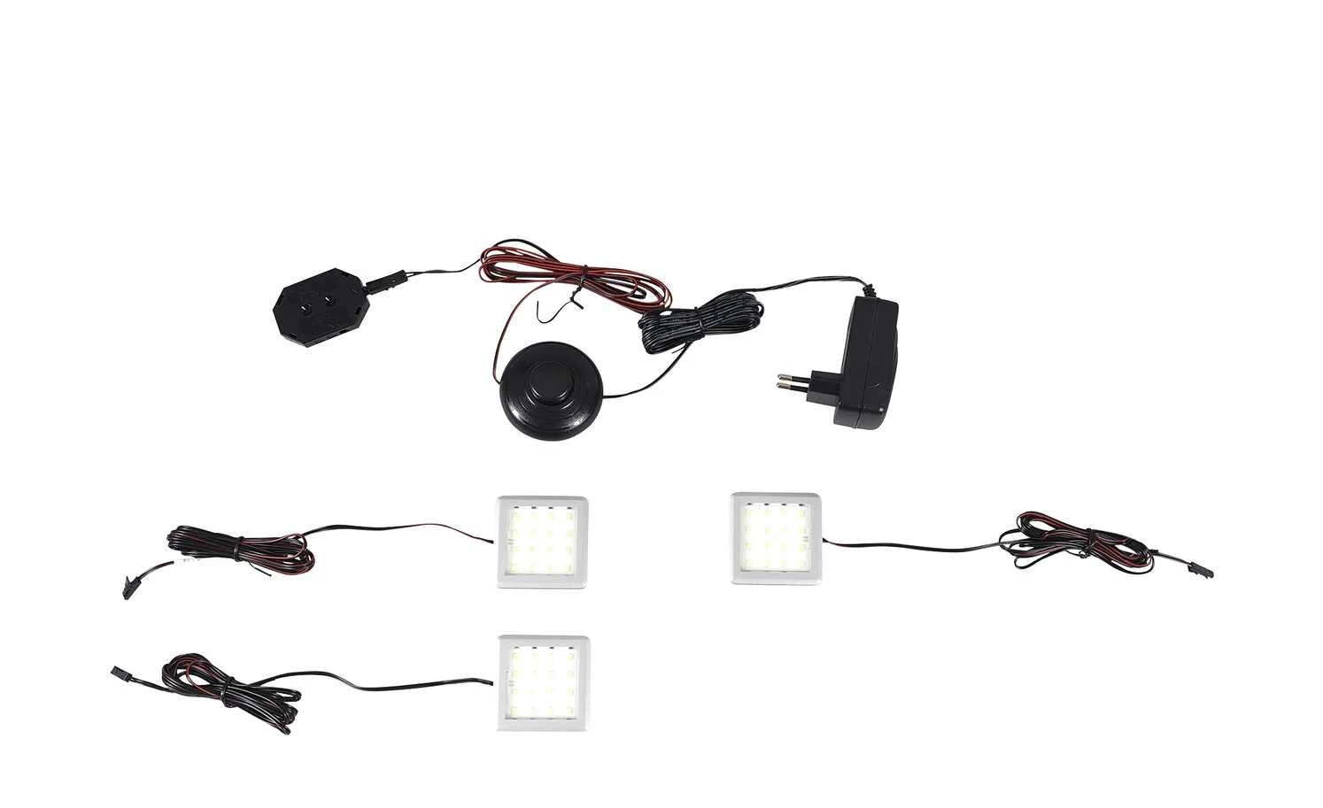 Gallery M Beleuchtung Yosh | Tageslichtweiß (>5.000 K) Unterbauleuchte mit 3x LED-Leuchte, je 1,5 Watt 1 Gallery M Beleuchtung Yosh | Tageslichtweiß (>5.000 K) Unterbauleuchte mit 3x LED-Leuchte, je 1,5 Watt