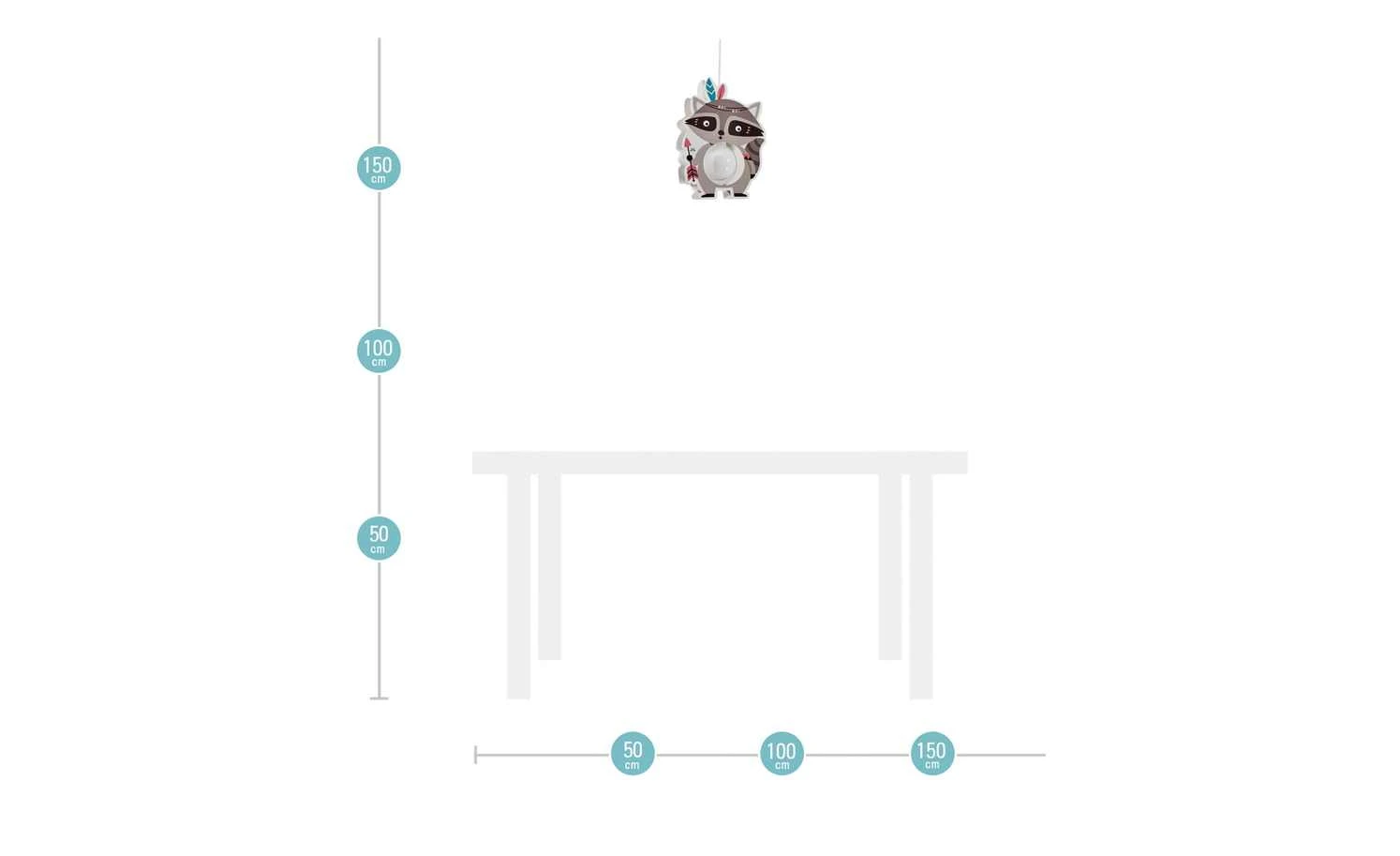Pendelleuchte Waschbär Oskar 4 Pendelleuchte Waschbär Oskar – Bild 4