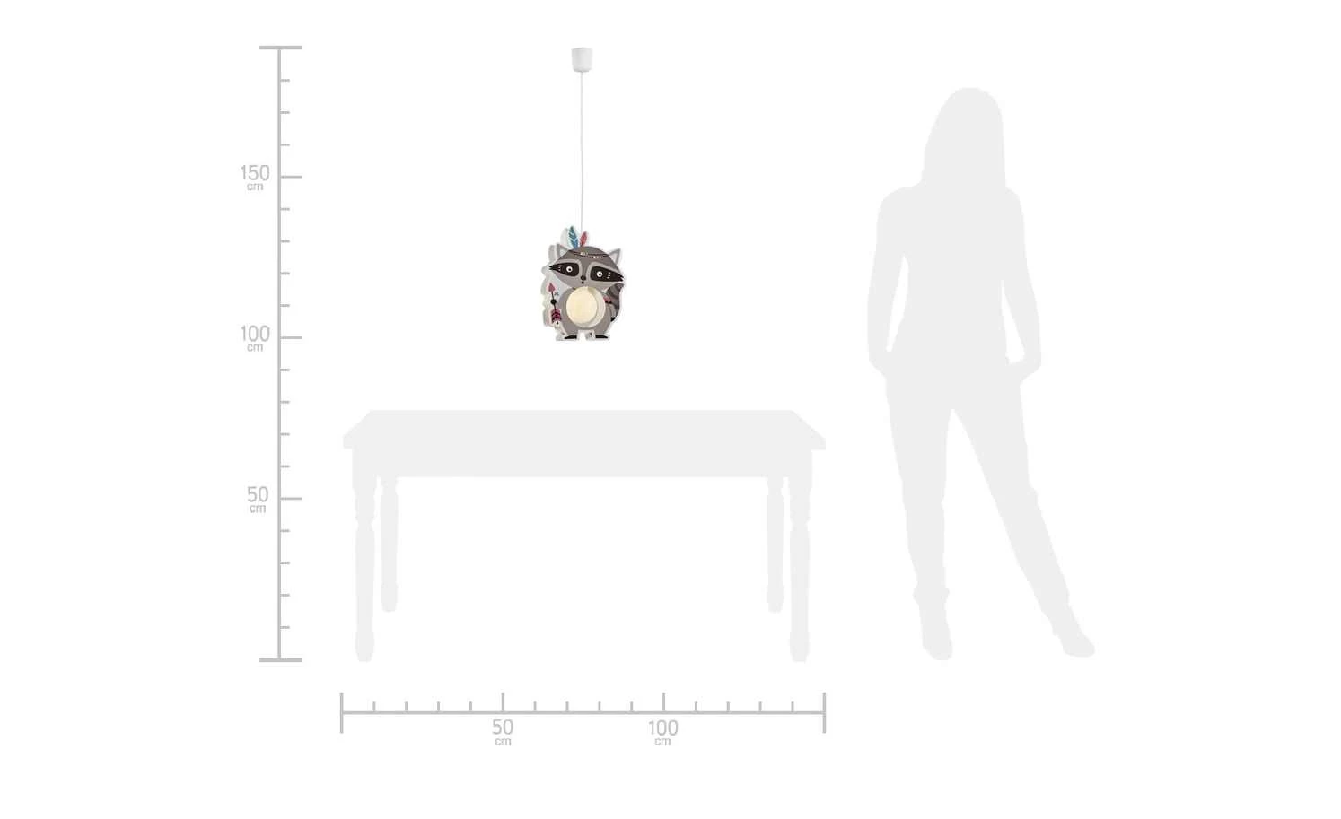 Pendelleuchte Waschbär Oskar 7 Pendelleuchte Waschbär Oskar – Bild 7