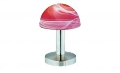 Trio Tischleuchte, 1-flammig, Alabasterglas rot