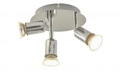 LED-Bad-Deckenspot, 3-flammig, chrom 9 LED-Bad-Deckenspot, 3-flammig, chrom -Innenleuchten Verkaufsladen 663256 2 202010290737