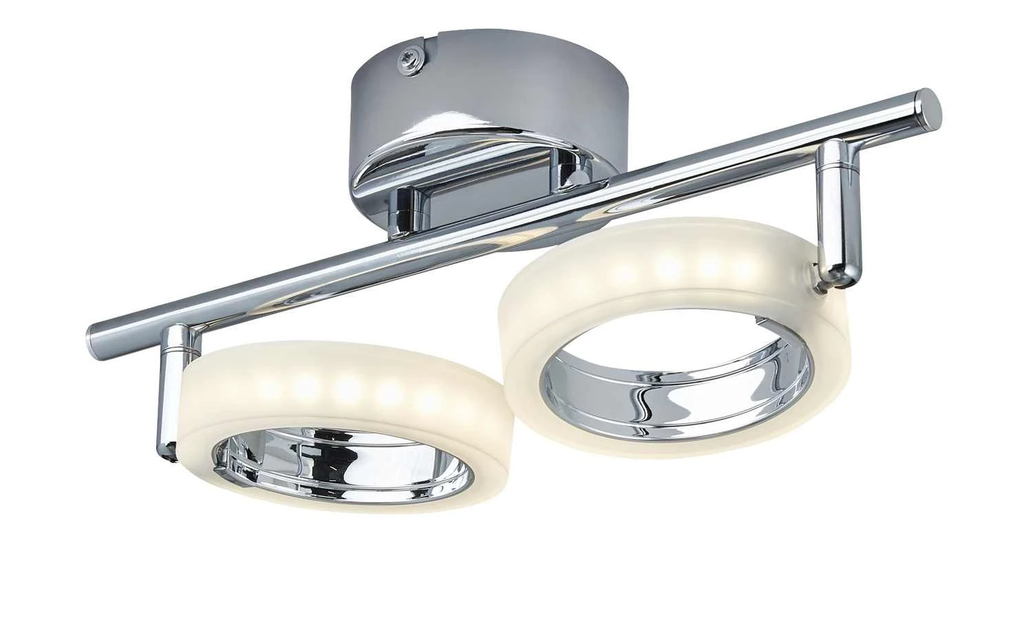 KHG LED-Deckenstrahler, 2-flammig, Acrylringe 2 KHG LED-Deckenstrahler, 2-flammig, Acrylringe – Bild 2