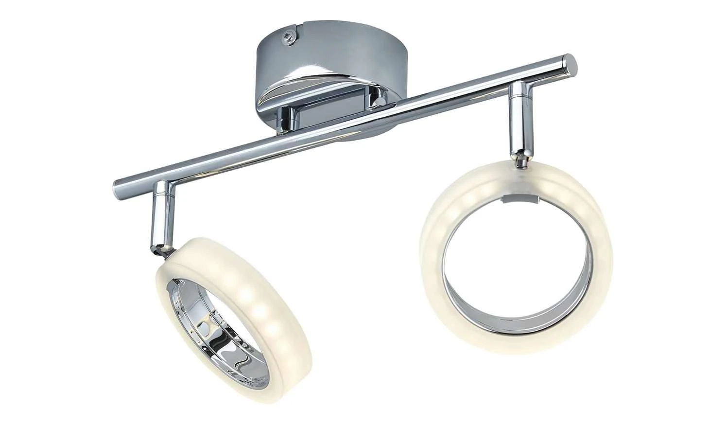 KHG LED-Deckenstrahler, 2-flammig, Acrylringe 1 KHG LED-Deckenstrahler, 2-flammig, Acrylringe