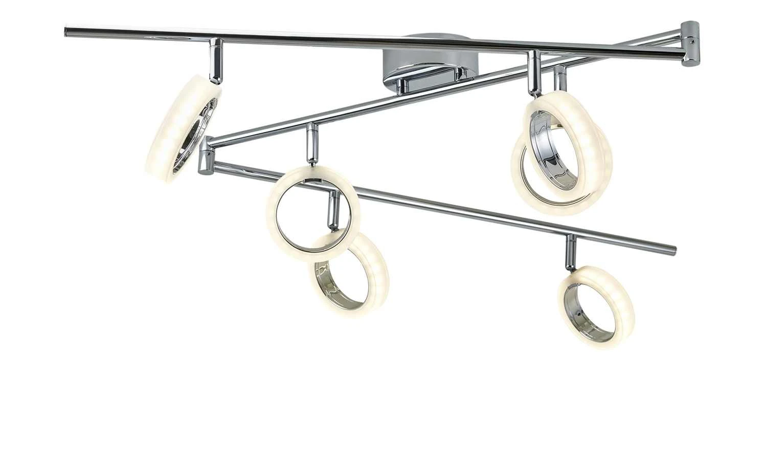 KHG LED-Deckenstrahler, 6-flammig mit Acrylringen 1 KHG LED-Deckenstrahler, 6-flammig mit Acrylringen