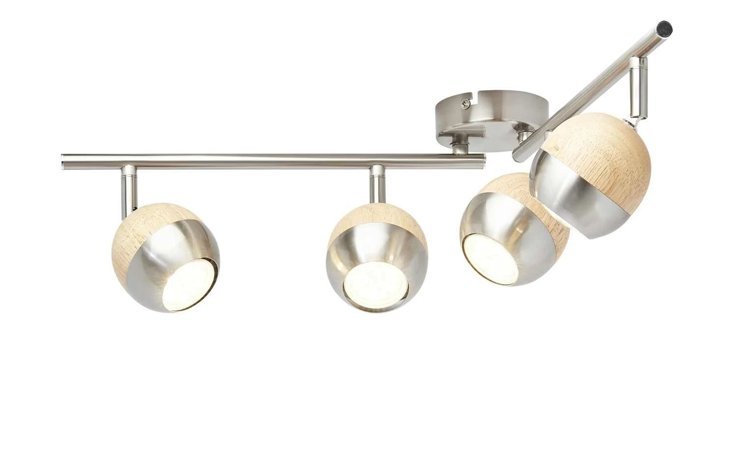 KHG LED-Spot, 4-flammig, mit Holz 6 KHG LED-Spot, 4-flammig, mit Holz – Bild 6