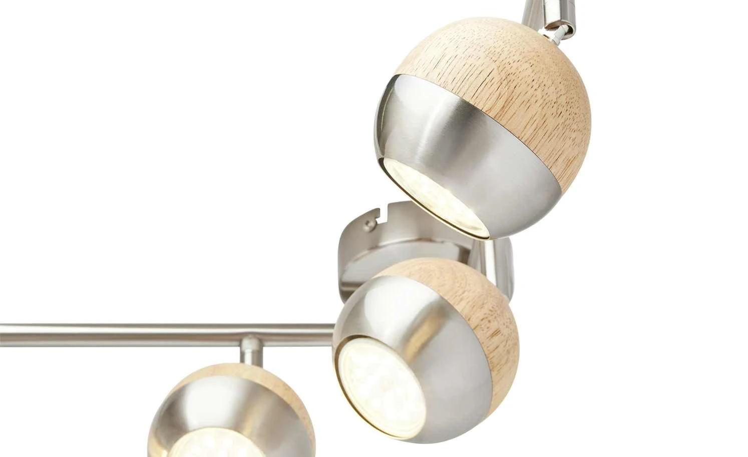 KHG LED-Spot, 4-flammig, mit Holz 7 KHG LED-Spot, 4-flammig, mit Holz – Bild 7