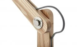 HOME STORY Leseleuchte, 1-flammig, Weiß / Esche -Innenleuchten Verkaufsladen 664196 4 202106221241