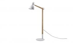 HOME STORY Leseleuchte, 1-flammig, Weiß / Esche -Innenleuchten Verkaufsladen 664196 8 202106221241