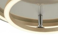 Meisterleuchten LED-Deckenleuchte, 2-flammig, chrom ´2 Ringe´ -Innenleuchten Verkaufsladen 665145 2 202010201343