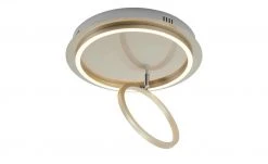 Meisterleuchten LED-Deckenleuchte, 2-flammig, chrom ´2 Ringe´ -Innenleuchten Verkaufsladen 665145 6 202010201343